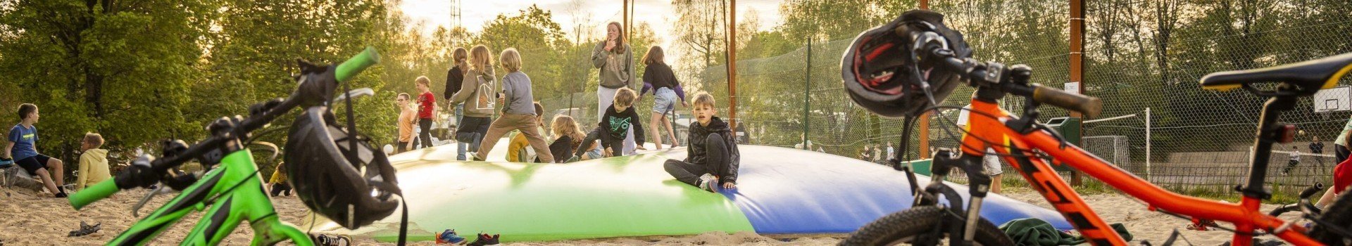 Bertrix camping met airtrampoline