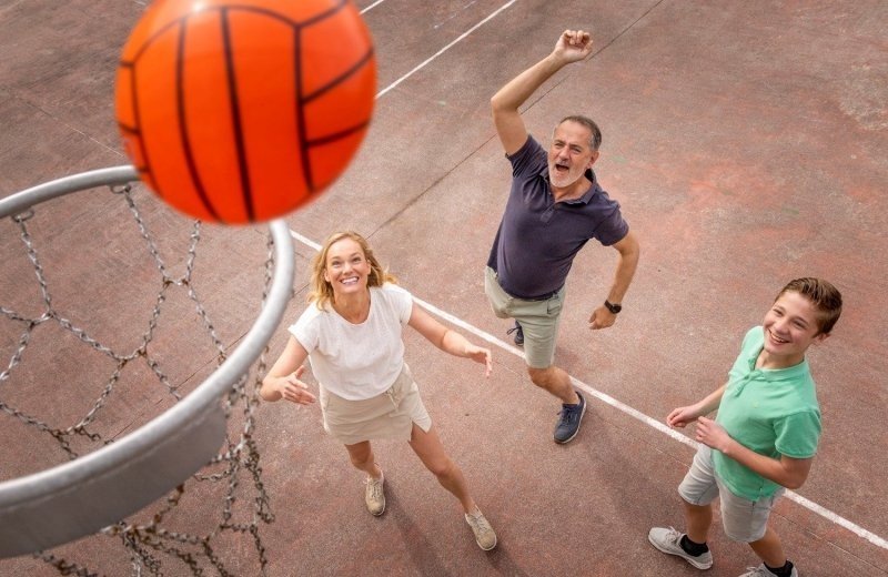 Camping bertrix basketbal