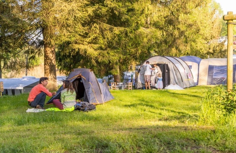 Comfort pitch with water tap