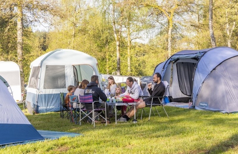 Kamperen met groep op ardennen camping bertrix 2