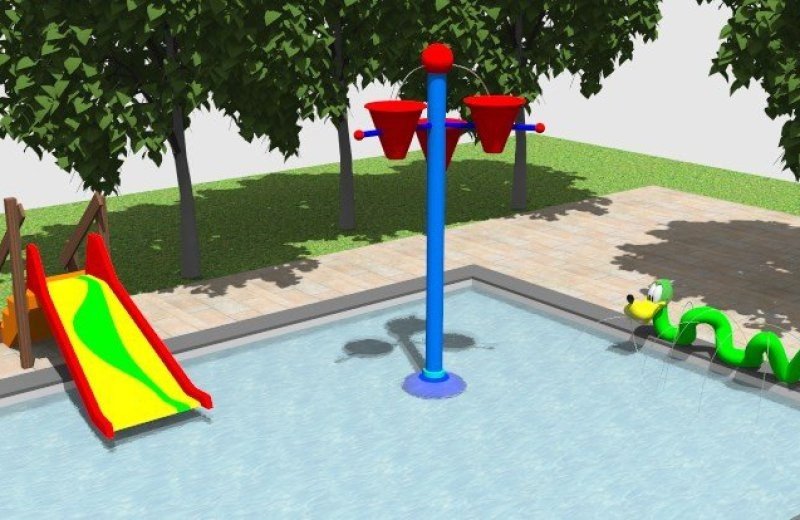 Toddler pool gets an update