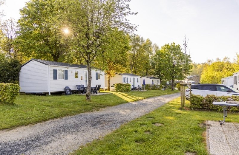Stacaravan met groep huren op ardennen camping bertrix 2